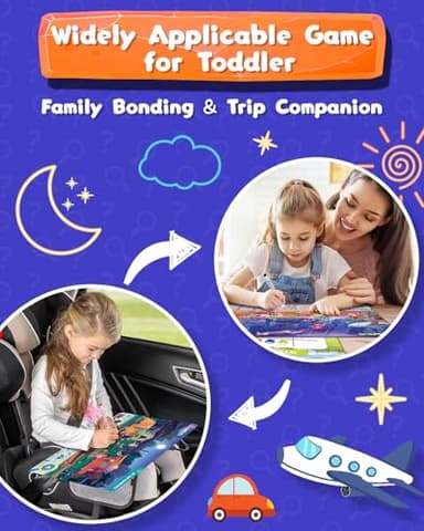 Baobrava Search and Find Game Books - Preschool Learning Activities for Kids Age 3-8, Travel Games for or Road Trip Car Airplane, Educational Seek Activity Birthday Gifts for Boys and Girls - Image 6