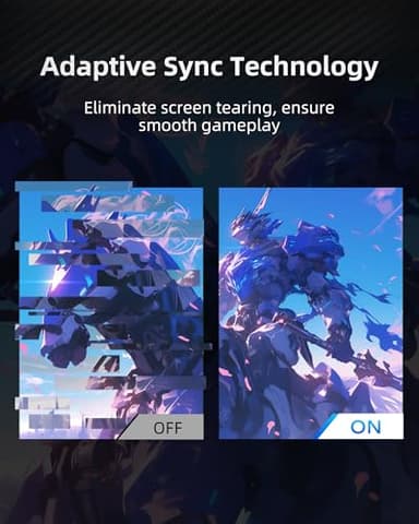 KTC 27 Inch 4K Gaming Monitor - UHD 160Hz Monitor with Fast IPS Panel, 1ms MPRT, 140%sRGB, HDR 400, Adaptive Sync, HDMI DisplayPort, Height Tilt Pivot Swivel Adjustable, Carbon Fiber Backcover, U27T6 - Image 6