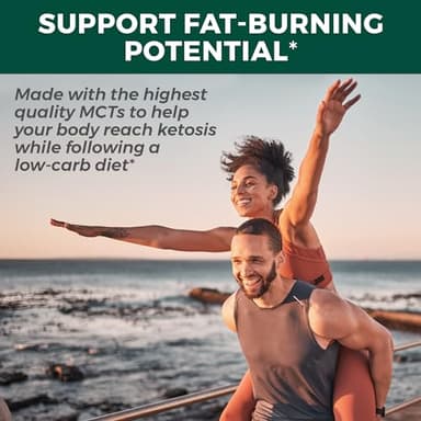 Viva Naturals Organic MCT Oil 32 fl oz - Best MCT Oil Organic for Coffee, MCT Coconut Oil Supports Energy & Mental Clarity, USDA Organic, Non-GMO, Paleo & Keto Certified, MCT Wellness - Image 7