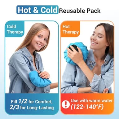 Comfytemp Wearable Back Ice Pack for Lower Back Pain, Ice Bag for Injuries Reusable, Sciatica Pain Relief, Herniated Disc, Lumbar, Hot Water Bag, Cold Physical Therapy for Women Men - Image 5