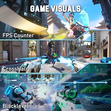 SANSUI 27 inch WQHD 200Hz 180Hz Gaming Monitor 2560×1440P-AMD FreeSync 1ms DCI-P3 95% Fast IPS Computer Monitor,Height Adjustable Vertical/Horizontal Rotating, 2×DisplayPort/HDMI 丨HDR丨Low Motion Blur - Image 8