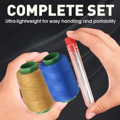 37PCS Sewing Tool Set, Needle and Thread Kit, Needles Thread Hand Repair Tools, Embroidery Tool Kit, Sewing Needle Kit Set for Home, DIY Craft Kit for Beginners - Image 3