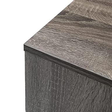 Airdown Floating TV Stand for TVs up to 55 Inch, Mid Century Modern Entertainment Center with Open Shelves, TV Console for Living Room, Bedroom, Taupe - Image 6