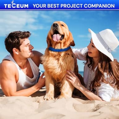 TECEUM Buckles & Strap Kit – 1" Black Nylon Webbing 6 (yd) – 6 Heavy Duty Adjustable Plastic Buckles – 12 Tri-Glide Slide Clips – 6 Metal D-Ring – Ideal Straps for Arts Crafts Outdoors Indoors DIY - Image 9