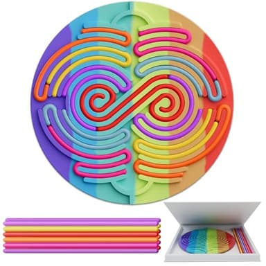 Sensory Activity Board for Kids Toddler Boys , Sensory Fidget Toys for Stress Anxiety Autistic ADHD, Calm Down Travel Airplane Essentials Toys for 3+ Year Old, Stuffers Gifts for Teen Girl - Image 1