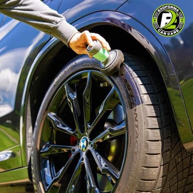 ExoForma Flow Tire Shine Applicator | Reusable Car & Truck Tire Dressing Applicator for No-Drip, Streak-Free Shine | Works with All Tire Shine & Gels | Professional Car Detailing Tool - Image 3