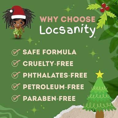 Locsanity Dreadlock Hair Scalp Detox - Deep Clean Dreadlock Powder, Cleansing Conditioner - Natural Hair Cleanser for Build Up - ACV Alternative, Loc Care and Maintenance Products - Image 7