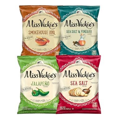 Miss Vickie's Kettle Cooked Potato Chips, Variety Pack, 1.375 Ounce (Pack of 28) - Image 1