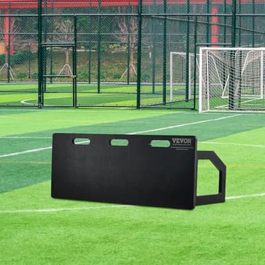 VEVOR Soccer Rebounder Board, 40 x 16 in Portable Training Wall with Dual Angles Rebound, Foldable HDPE Kickback Board, Soccer Practice Equipment, Ideal for Kids and Adults Passing & Shooting Drills - Image 8