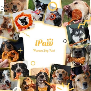 iPaw Turkey Tendons for Dogs, 100% Turkey and US Sourced Raw Material, Hypoallergenic, All Natural Human Grade Puppy Chew, Rawhide Alternative Dog Treats, 1 Unit/Pack Strip (Large) - Image 6