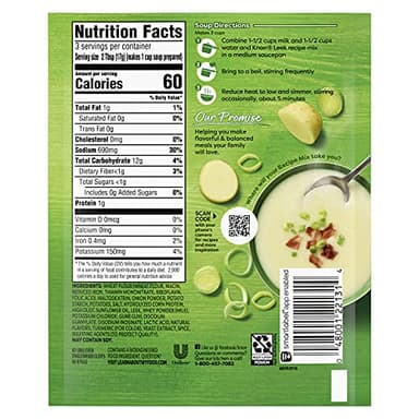 Knorr Soup Mix and Recipe Mix For Soups, Sauces and Simple Meals Leek No Artificial Flavors 1.8 oz, Pack of 12 - Image 2