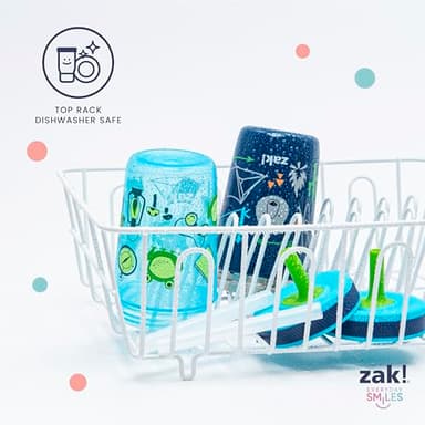 Zak Designs Bluey Kelso Tumbler Set, Leak-Proof Screw-On Lid with Straw, Bundle for Kids Includes Plastic and Stainless Steel Cups with Bonus Sipper, 3pc Set - Image 7