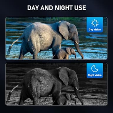 GOYOJO Night Vision Binoculars, Night Vision Goggles, 3.2'' HD Screen with 10X Digital Zoom, Portable NVG Goggles with 32GB Card to Save Photos and Videos for Hunting Camping - Image 8