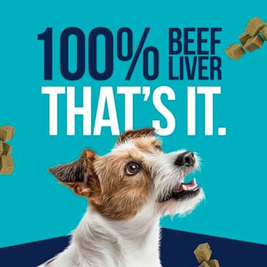 Stewart Single Ingredient Freeze Dried Raw Dog Treats, Beef Liver, 4 Ounce, Approx. 90 Pieces per Resealable Pouch, Training Treats or Meal Topper, High Protein, Grain Free, Gluten Free - Image 3
