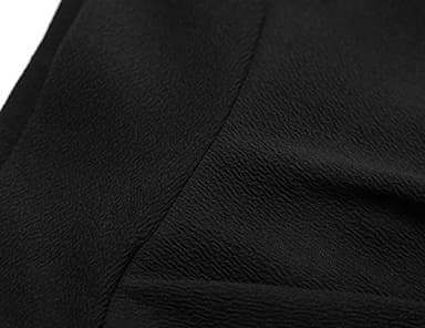 DJT Women's Basic Versatile Casual Stretchy Flared Pleated Mini Skater Skirt with Shorts X-Large Black - Image 6