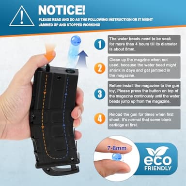 Dulsaera Automatic Blaster, Electric Blaster with Goggles, Fun Shooting Games, Age 18+, Green - Image 4