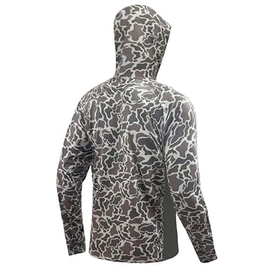 Palmyth Hunting Hoodie with Mask for Men Long Sleeve Sun Protection UV UPF 50+ Camo Fishing Shirts (Camo-3, 2XL) - Image 2
