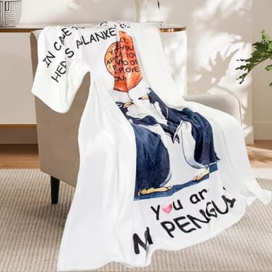 FTEFueie Gifts for Her Him, Wedding Anniversary Blanket, Mothers Day for Wife, Romantic I Love You Gift, Birthday Gift for Boyfriend Girlfriend, Wedding Gifts for Couple Wife Husband 60'' x 50'' - Image 3