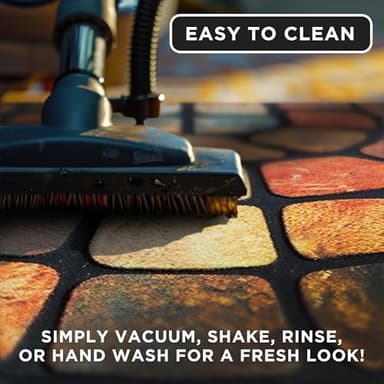 ubdyo Unique in Style Front Door Mat - Low Pile Front Door Mat Outside Entrance - Muddy Dirt Trapping Welcome Matt Outdoor - Rubber Backing Anti Slip Indoor Doormat Entrance, 29" x 17" - Image 7