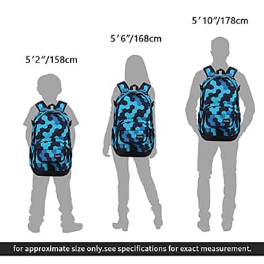 rickyh style School Backpack Travel Bag for Men & Women Lightweight College Back Pack with Laptop Compartmen - Image 6