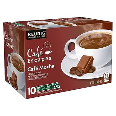 Café Escapes Café Mocha Coffee Beverage, Single-Serve K-Cup Pods, 60 Count - Image 7