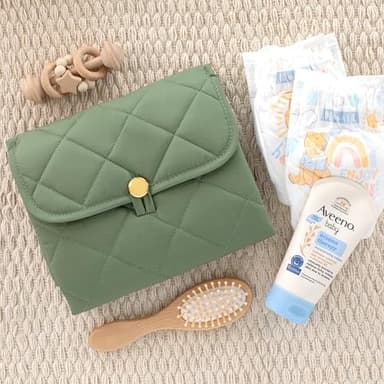 Portable Diaper Changing Pad - Soft and Easy to Clean Diaper Changing Mat for Babies - The Perfect Lightweight and Foldable Pad for Traveling - Image 9