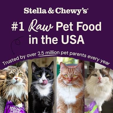 Stella & Chewy's Freeze-Dried Raw Cat Dinner Morsels - Premium Chicken Recipe with 98% Cage-Free Meat & Organs - Natural Grain-Free Cat & Kitten Food - Made in USA - 18 oz - Image 7