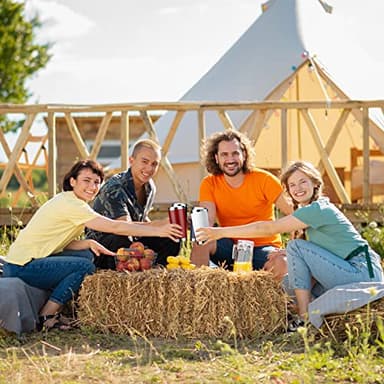 EcoMozz 20oz Tumbler Stainless Steel Vacuum Insulated Mug with Lid, Double Wall Travel Mug, Durable Powder Coated Coffee Cup, Suitable for Ice Drinks and Hot Beverage (New Mix 12 pack) - Image 8