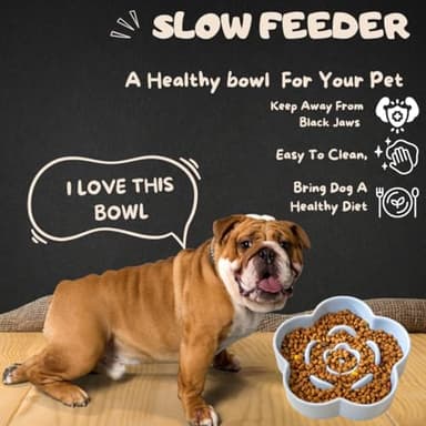 AQUAINNO Slow Feeder Dog Bowls Ceramic, Slow Bowl, Slow Eating Healthy Design for Small Medium Size Dogs, Dog Dishes to Slow Down Eating,Anti Gulping (Light Green, Medium) - Image 5