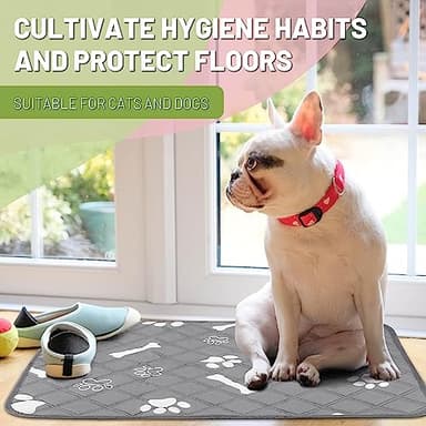 PatiencET Washable Pee Pads for Dogs, 18'' x 24" Reusable Puppy Pads with Super Absorbent for Pet Training, Housebreaking and Incontinence, 2 Pack Puppy Potty Pads with Waterproof Bottom - Image 7