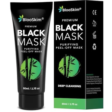 Blackhead Remover Mask, Charcoal Peel Off Face Mask, Blackhead Remover, Pore Cleaner for Men & Women, 2.7 fl oz - Image 1