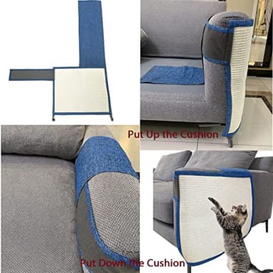 Cat Scratch Couch Sofa Protector with Natural Sisal for Protecting Furniture Couch Chair Sofa cat pet Gift - Image 5