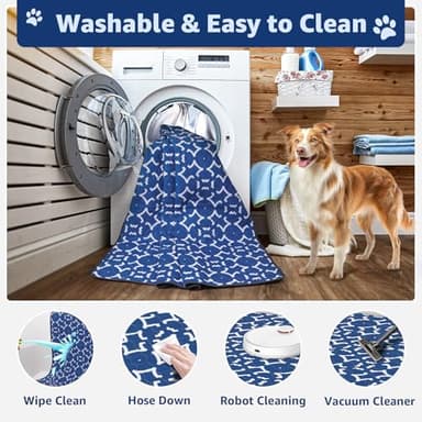 LOOBANI Washable Pee Pads for Dogs 18"x 24": 2 Pack Super Absorbent Reusable Puppy Pads Leakproof Whelping Pad, Waterproof Non-Slip Dog Training Pads for Floor, Crate, Potty, Sofa - Image 6