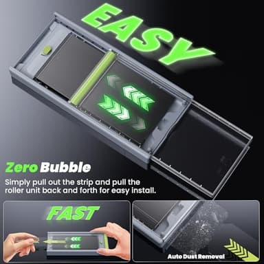 WSKEN for Samsung Galaxy S24 Ultra Privacy Screen Protector Tempered Glass [24° Anti-Spy] [Zero Bubble] [Auto Dust-Remove] [Support Fingerprint Unlock] Anti Glare HD 9H 6.8 inch - 2 Pack - Image 3