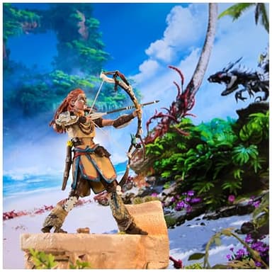 PlayStation Horizon Forbidden West, Deluxe 6” Aloy Action Figure with 15 Accessories, The Shapes Collection, for PS5 Fans & Collectors Ages 17+ - Image 6