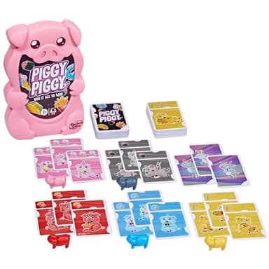 Hasbro Gaming Piggy Piggy Card Game | Family Games for Kids, Teens, and Adults | 2 to 6 Players I 20 Mins. Average | Quick-Playing Travel Games | Fun Summer Activities | Vacation Essentials | Ages 7+ - Image 13