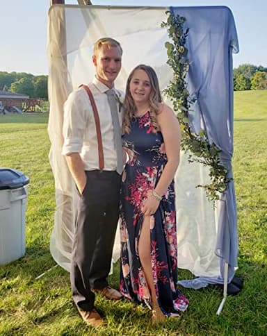 KILIG Women's Summer Maxi Dress 2025 Casual Sleeveless Split Floral Sundress Beach Vacation Flowy Long Dresses(Floral08,M) - Image 2