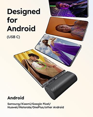 VEGER Portable Charger, USB C Power Bank, 5000mAh Mini Battery Pack Fast Charging 20W Small Charging Bank for iPhone 16/16 Pro/16 Pro Max/15, Samsung Galaxy S25, S24, S23, Note 20, Pixel, Moto, LG - Image 2