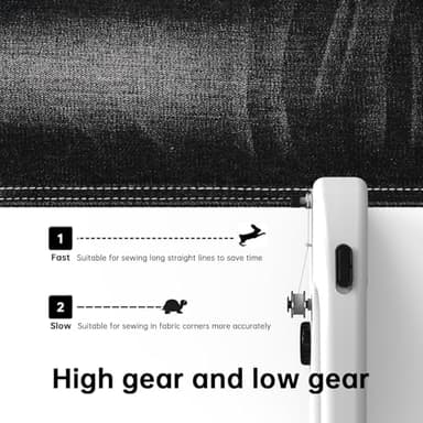 Unique sewing experience: Handheld sewing machine with storage box, portable package,mini sewing machine for travel, including various accessories and tools - Image 3