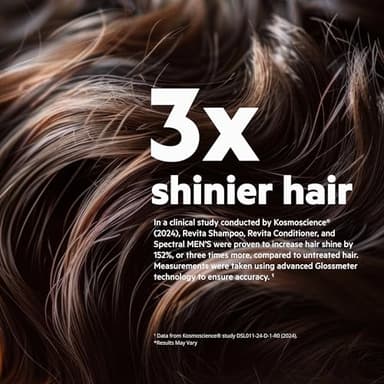 DS Labs Revita Shampoo and Conditioner – High-Performance Hair Density Shampoo & Conditioner, Volumizing & Thickening, Fuller, Healthier-Looking Hair, Sulfate & Silicone Free, For Men & Women, 205mL - Image 7