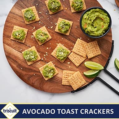 Triscuit Balsamic Vinegar & Basil Whole Grain Wheat Crackers, Lunch Snacks, Bulk Snack Crackers, 6 - 8.5 oz Boxes - Image 13