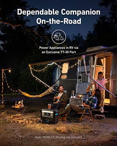 Anker SOLIX F2000 Portable Power Station, PowerHouse 767, 2400W Solar Generator, GaNPrime Battery Generators for Home Use, LiFePO4 Power Station for Outdoor Camping, and RVs (Solar Panel Optional) - Image 5
