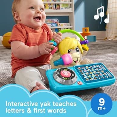 Fisher-Price Baby Learning Toy Link Squad A to Z Yak with Interactive Music & Lights for Ages 9+ Months, Compatible Only with Link Squad Items - Image 2
