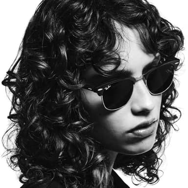 Ray-Ban RB3016 Clubmaster Square Sunglasses, Mock Havana on Gold/G-15 Green, 55 mm - Image 5