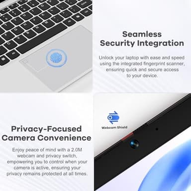 NIMO 15.6 FHD-Laptop, 8 cores Intel i5-12450H 32GB RAM 1TB SSD (Beat AMD R5 5500U,up to 4.4 GHz) 100W Type C IPS Business Laptop-Computer with Backlit Keyboard Fingerprint WiFi6 Win 11 - Image 7