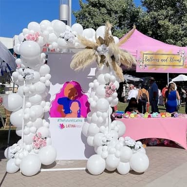 NISOCY White Balloons,102PCS 18In 12In 10In 5In White Latex Balloons Arch Garland for Wedding,Bride Engagement, Festival Picnic, Birthday,White Theme Anniversary Christmas Decoration - Image 6