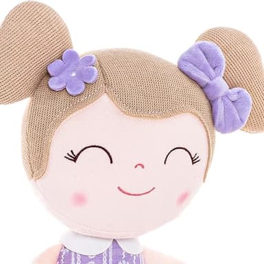 Gloveleya Baby Girl Gifts Soft Plush Doll – Lavender Daisies 16 Inch Cuddle Toy with Basket, Collectible Keepsake Birthday Easter Baby Shower Christmas for Girls - Image 7