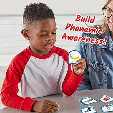 hand2mind Sort That Sound! Activity Set​, Phonemic Awareness, ESL Teaching Materials, Science of Reading Manipulatives, Letter Sounds for Kindergarten, Speech Therapy Tools, Phonics Flash Cards - Image 4
