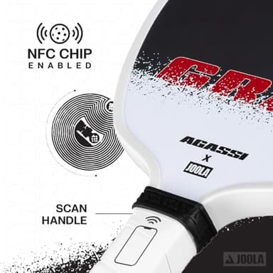 JOOLA GRAF Edge 16mm Pickleball Paddle - Carbon Fiber Pickleball Racket for Increased Spin & Control - Agassi Shape for Power & Precision - UPA-A Certified - USAP Approved - NFC Chip Enabled - Image 5