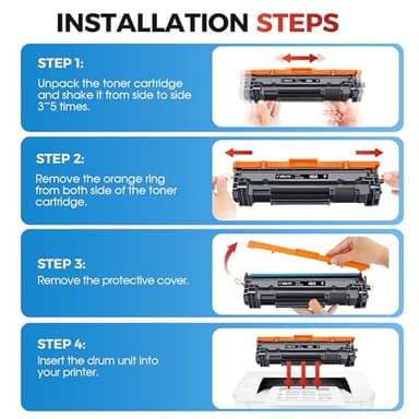48A Toner Cartridge for HP CF248A - Replacement for HP 48A Toner Cartridge Black Compatible with Pro M15w M15a M29w M29a M28w M28a M31w M30w M16a M16w Series Printer (2 Black) - Image 6